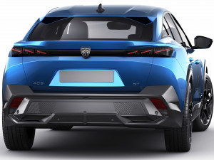 Peugeot 408 2023 3D Model