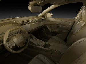 Peugeot 408 2023 3D Model