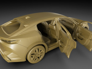 Peugeot 408 2023 3D Model
