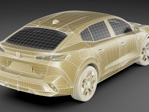 Peugeot 408 2023 3D Model