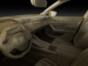 Peugeot 408 2023 3D Model