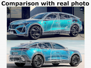 Peugeot 408 2023 3D Model