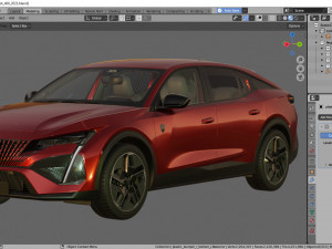 Peugeot 408 2023 3D Model
