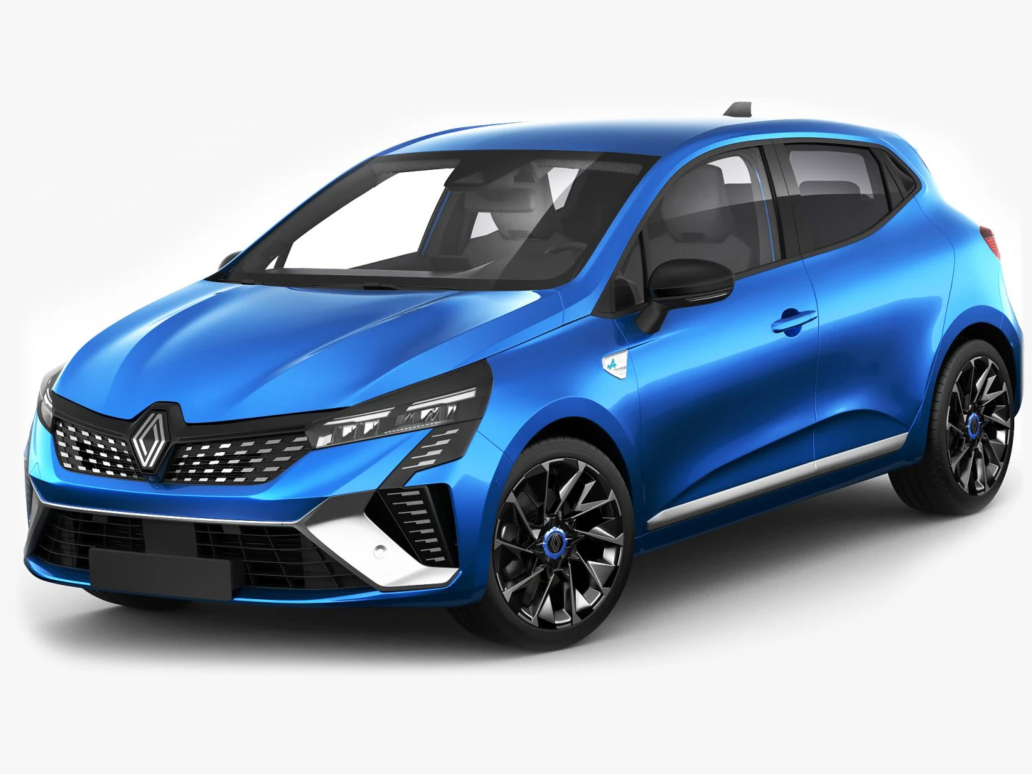 Renault Clio 2024 3D Model .c4d .max .obj .3ds .fbx .stl .blend 