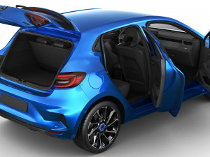 Renault Clio 2024 3D Model