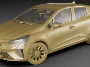 Renault Clio 2024 3D Model