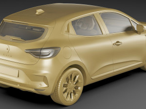Renault Clio 2024 3D Model