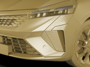 Renault Clio 2024 3D Model