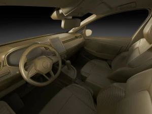 Renault Clio 2024 3D Model