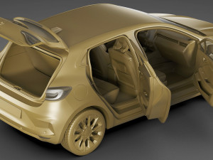 Renault Clio 2024 3D Model