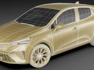 Renault Clio 2024 3D Model