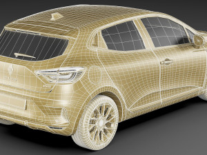 Renault Clio 2024 3D Model