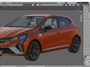 Renault Clio 2024 3D Model