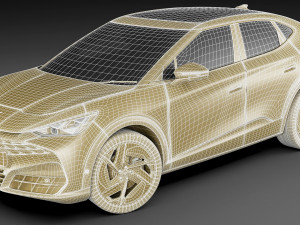 Cupra Tavascan 2024 3D मॉडल