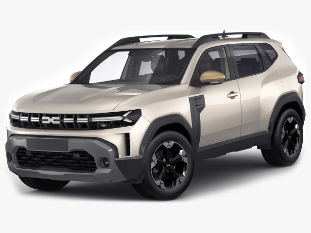 Dacia Duster 2024 3D-Modell .c4d .max .obj .3ds .fbx .stl .blend 