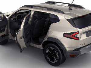 Dacia Duster 2024 3D-Modell