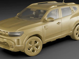 Dacia Duster 2024 3D Model
