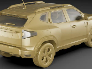 Dacia Duster 2024 3D Model
