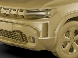 Dacia Duster 2024 3D Model