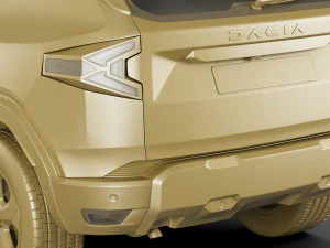Dacia Duster 2024 3D Model