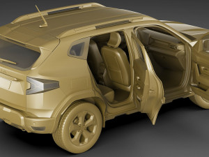 Dacia Duster 2024 3D-Modell