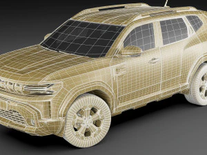 Dacia Duster 2024 3D Model