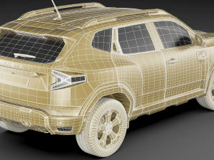 Dacia Duster 2024 3D Model