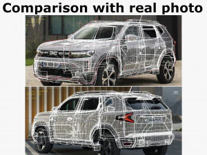 Dacia Duster 2024 3D Model