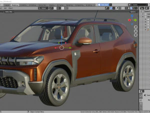 Dacia Duster 2024 3D Model