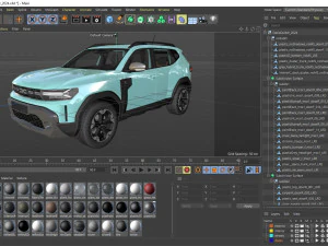 Dacia Duster 2024 3D Model