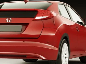 honda civic eu 2012 5 door 3D Model