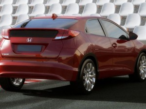 honda civic eu 2012 5 door Modèle 3D