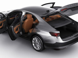 Skoda SuperB 2024 3D Model
