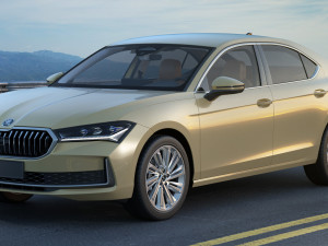 Skoda SuperB 2024 3D Model