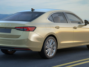 Skoda SuperB 2024 3D Model