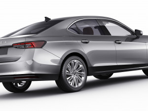 Skoda SuperB 2024 3D Model