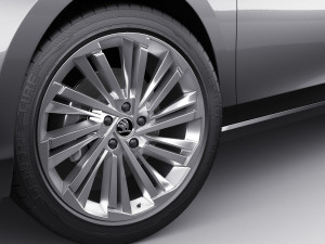 Skoda SuperB 2024 3D Model