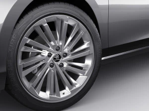 Skoda SuperB 2024 3D Model
