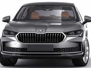 Skoda SuperB 2024 3D Model