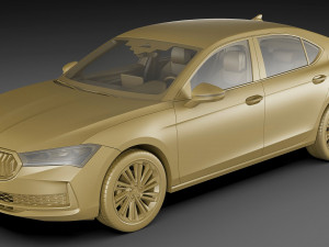 Skoda SuperB 2024 3D Model