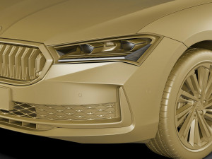 Skoda SuperB 2024 3D Model