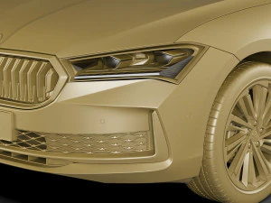 Skoda SuperB 2024 3D Model