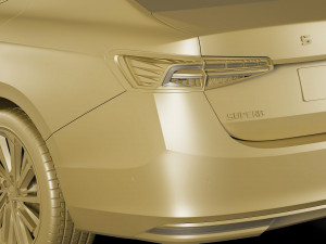 Skoda SuperB 2024 3D Model