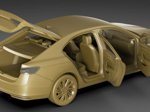 Skoda SuperB 2024 3D Model