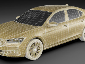 Skoda SuperB 2024 3D Model