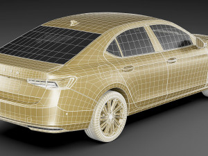 Skoda SuperB 2024 3D Model