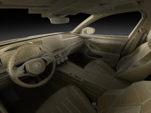Skoda SuperB 2024 3D Model