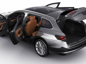 Skoda SuperB Combi 2024 Model 3D