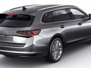 Skoda SuperB Combi 2024 Model 3D
