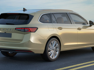 Skoda SuperB Combi 2024 Model 3D